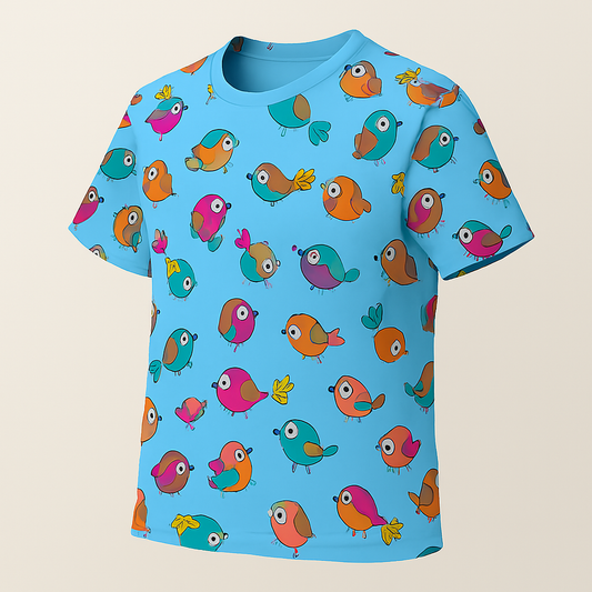 Cool Fishing Design Half Sleeve T-Shirt