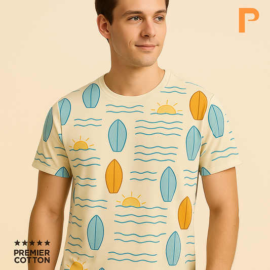 Beach Vibes New Half Sleeve T-Shirt
