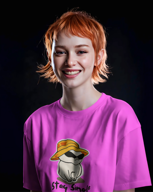 Stay Single Women's Oversized T-shirt